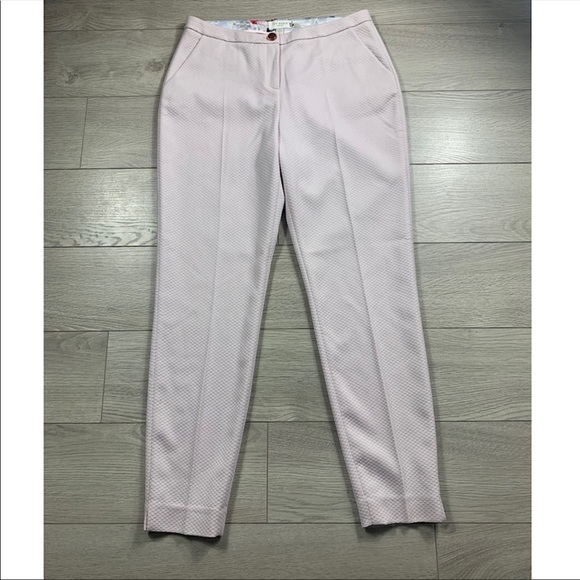 Ted Baker Illit Textured Knitted Trouser Pants Lilac - Picture 2 of 9